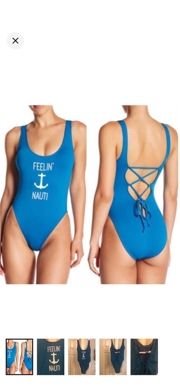The Bikini Lab Feelin’ Nauti Sz.S One Piece BNWT
